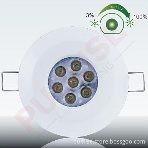 Patent Dimmable led downlights Cabinet lamp 7CREE-XTE 8W Fixed